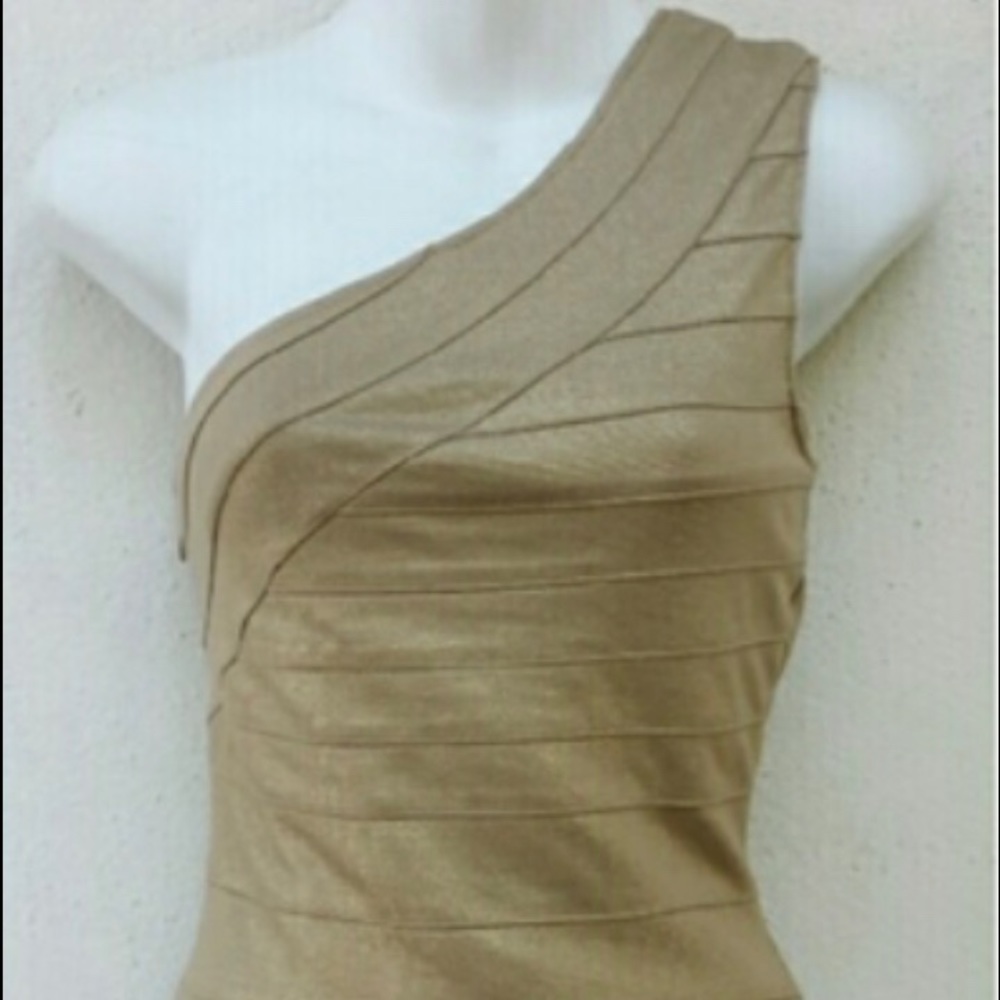 Gold dress